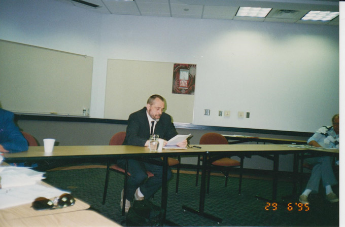 Владимир Кантор. Пленарный доклад в университете Огайо, 1995